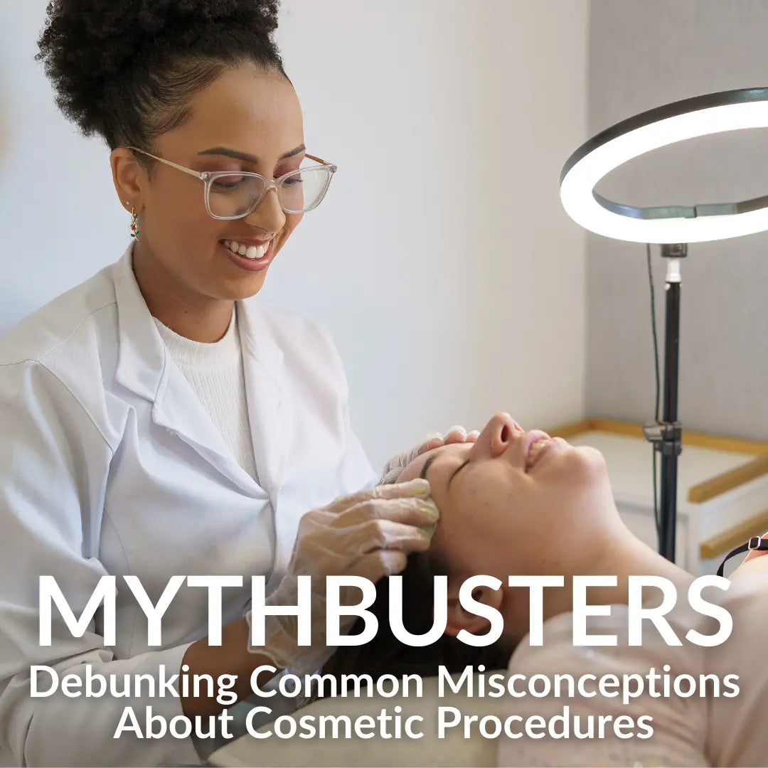 A woman receiving cosmetic treatment from a professional esthetician 1
