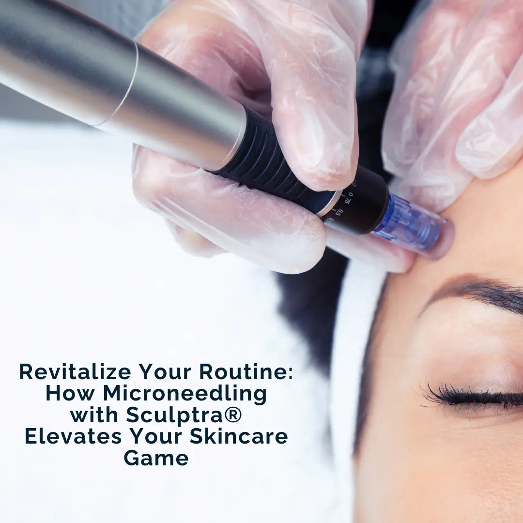 A woman receiving a skin care treatment for enhanced skincare with Sculptra. 2